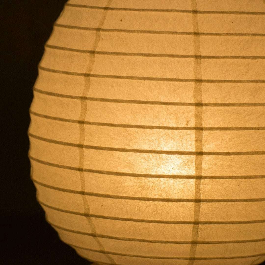 Japanese Paper Table Lamp "Mini Egg" – Elegant, Portable Paper Lamp Creating Warm Atmosphere, Perfect for Bedrooms
