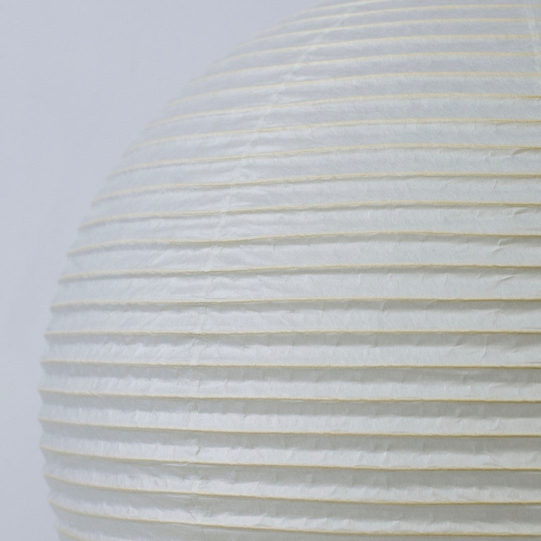 Minimalist Japanese paper floor lamp "Chochin lamp 03" featuring premium white washi