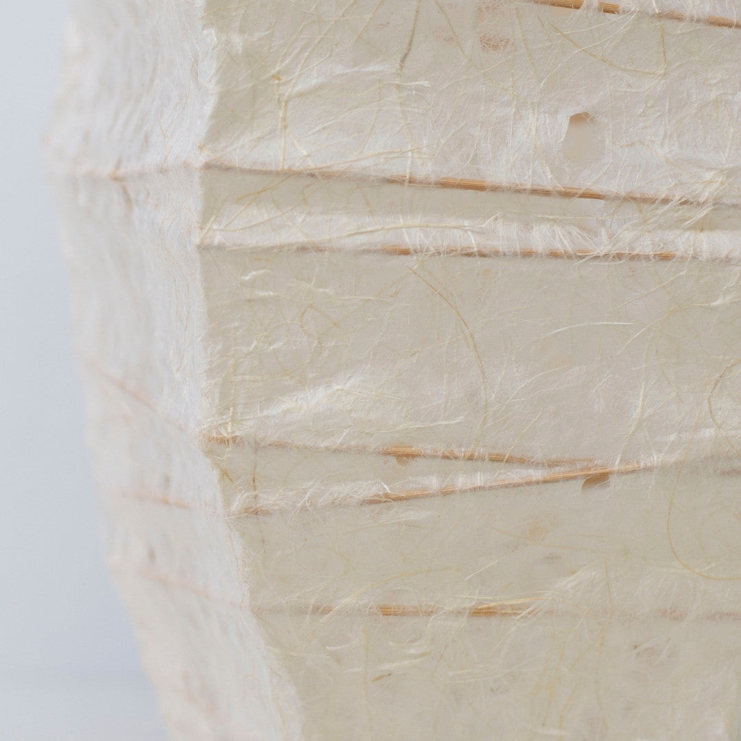 Japanese Paper Floor Lamp “Paper Stone” Small – A high-quality & durable washi paper living room lamp