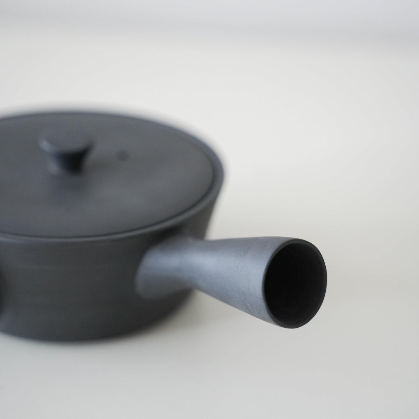 Handle of a Japanese Banko-yaki Teapot (Black)