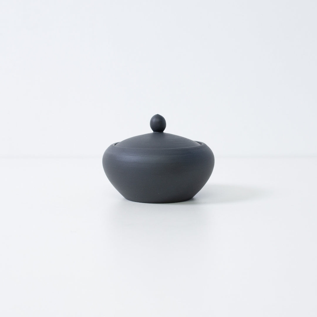 Japanese Incense Burner "Monk's Bowl" Black for zen room, japanese decor and incense rituals