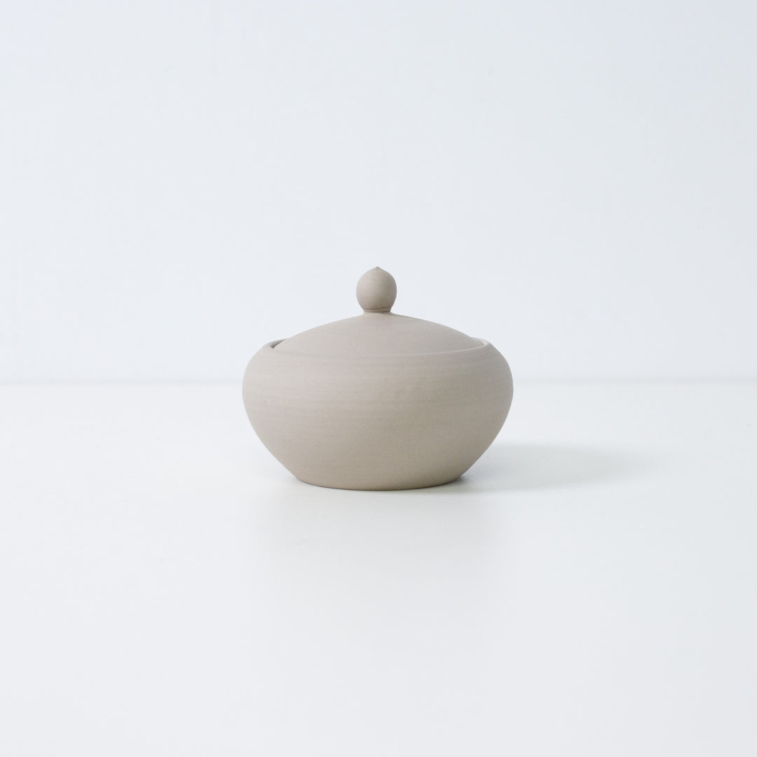 Japanese Incense Burner "Monk's Bowl" White for japanese decor, incense rituals and zen room