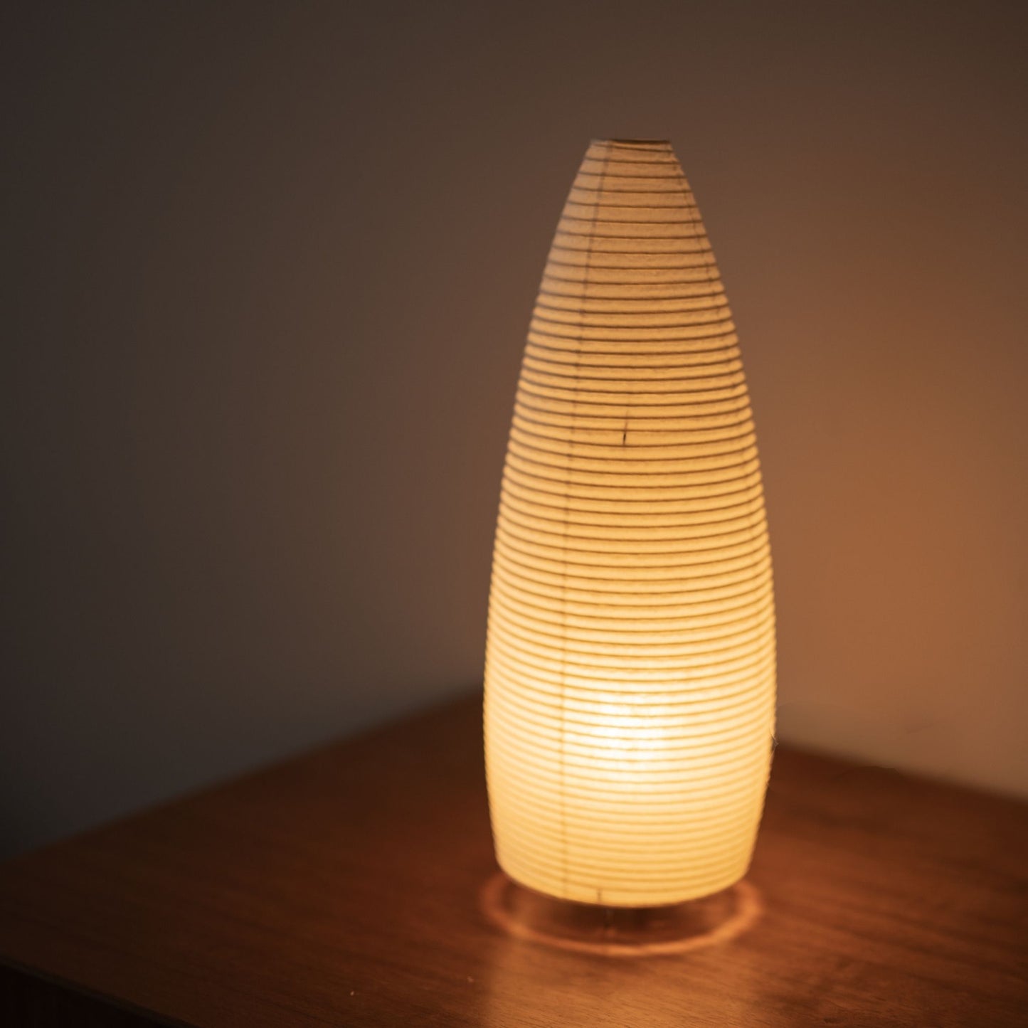 Handcrafted Japanese Paper Lamp Paper Moon 03 – Washi Floor Lamp in Japandi Style