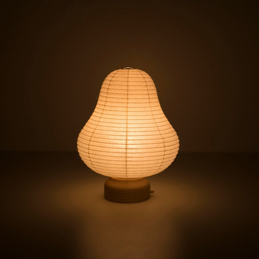 Japanese Paper Table Lamp "Mountain" – Unique Bedside Lamp