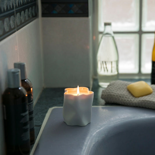 Japanese incense and candle by KITCHIBE, Japandi accent with Seto pottery and refined fragrance