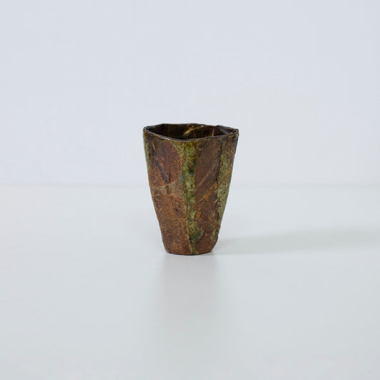 Pentagon Kintsugi Cup "Oribe" Deep Green 03