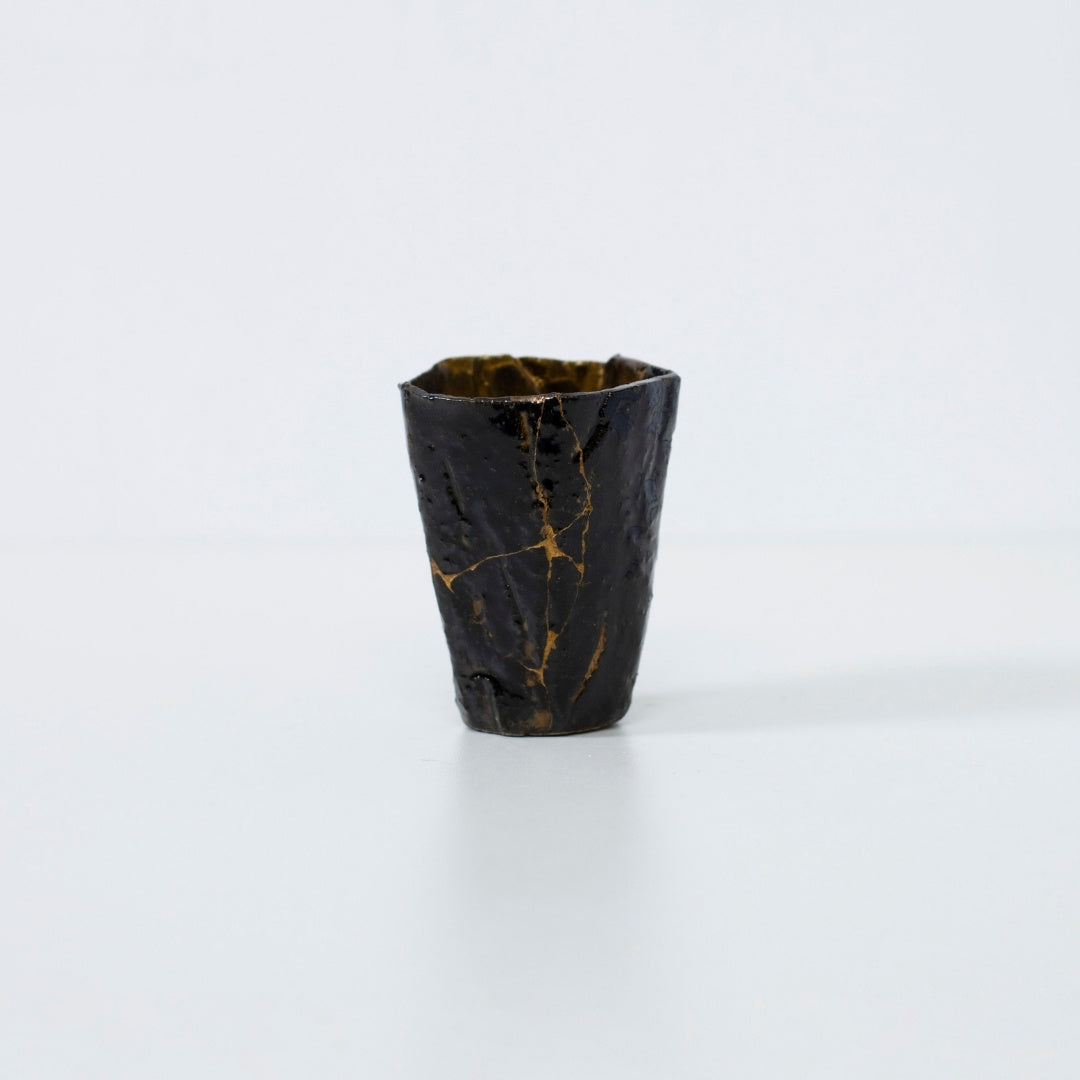 Pentagon Kintsugi Cup "Tenmoku" Black 03