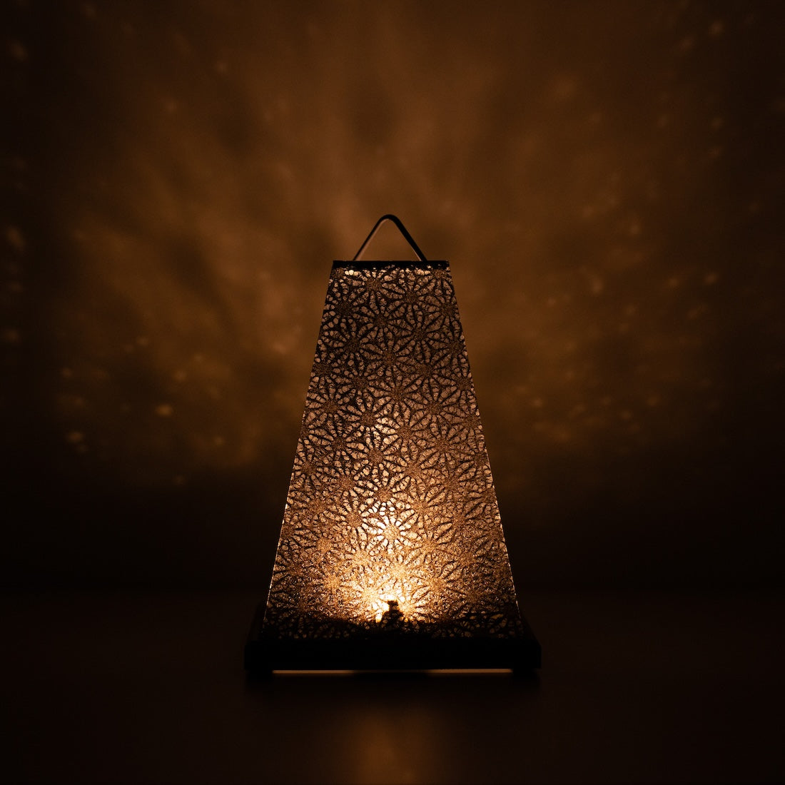 lod product × kurashi made YORU NO AKARI Japanese Paper Table Lamp Mini Akari | Cordless Lace Washi