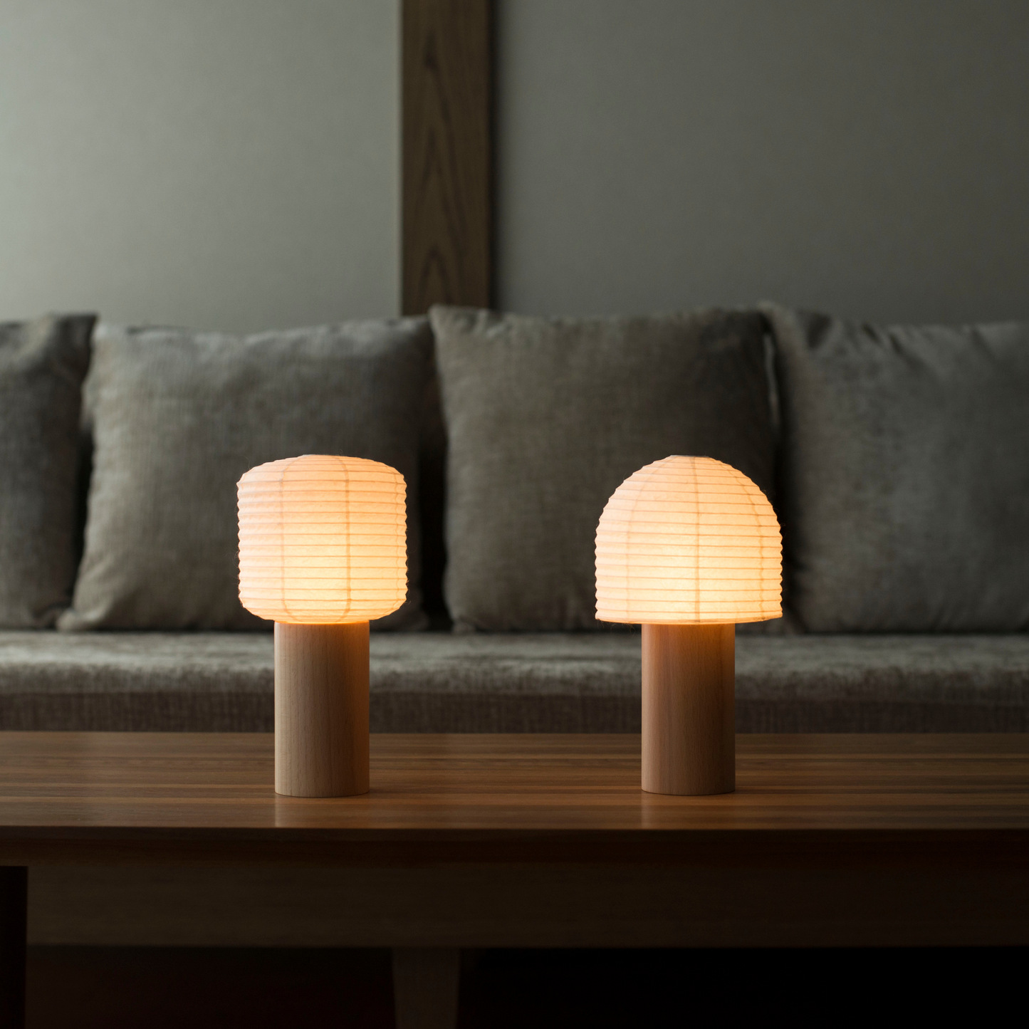 Japanese Washi Paper Table Lamp “TORCHIN SQUARE”