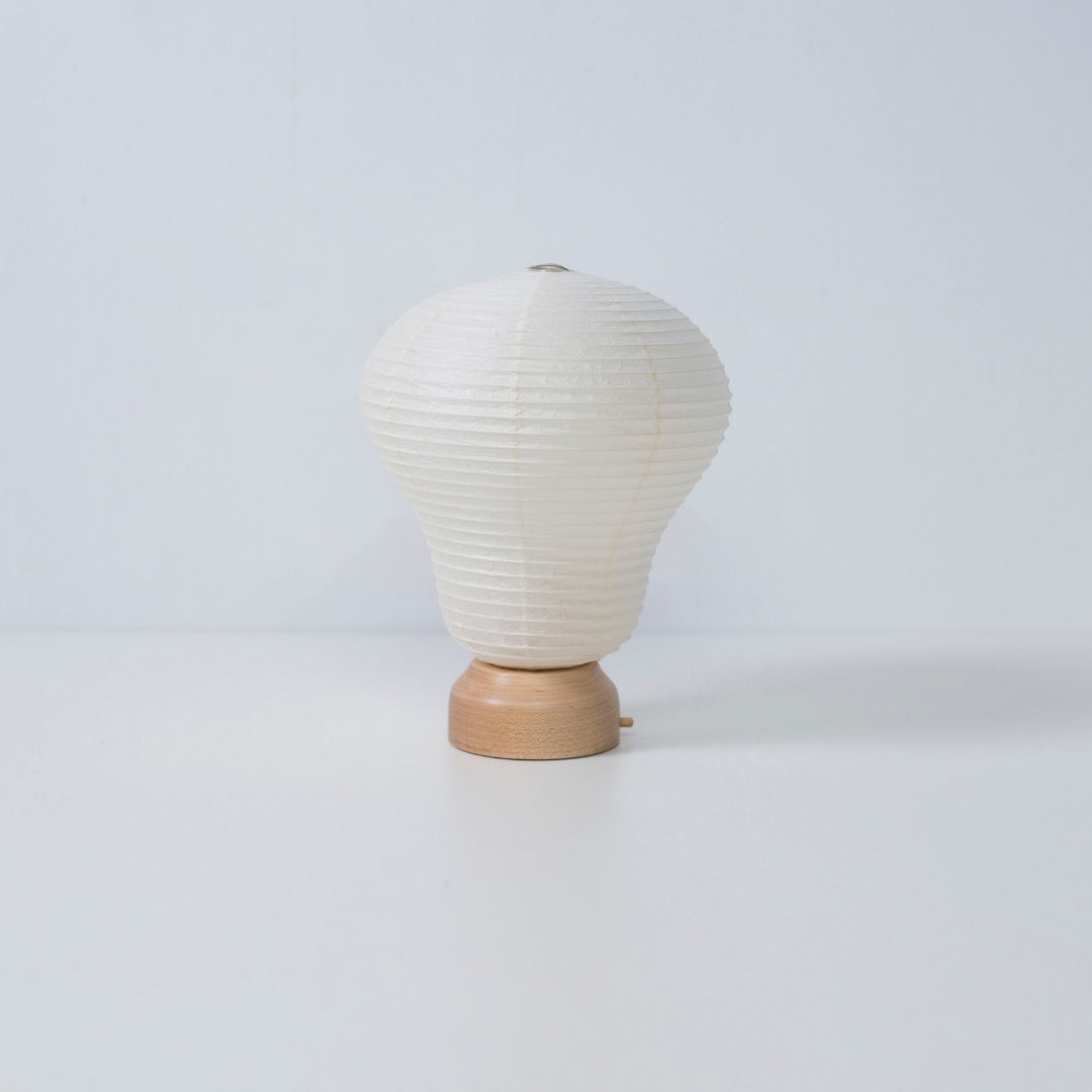 Japanese Paper Table Lamp "Balloon" – Elegant paper table lamp, perfect bedside lamp bringing warmth to bedroom interiors