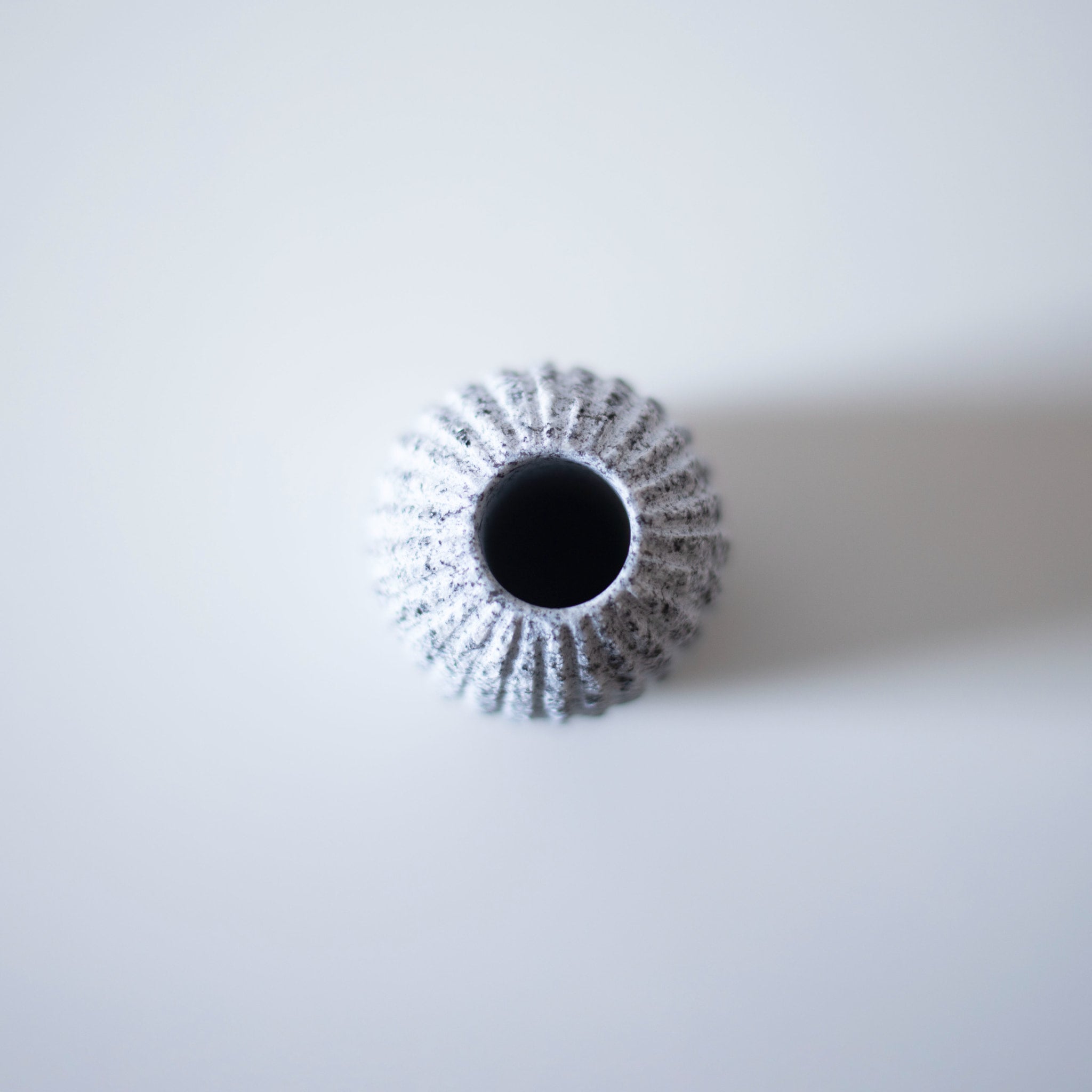 Japanese Aji stone flower vase