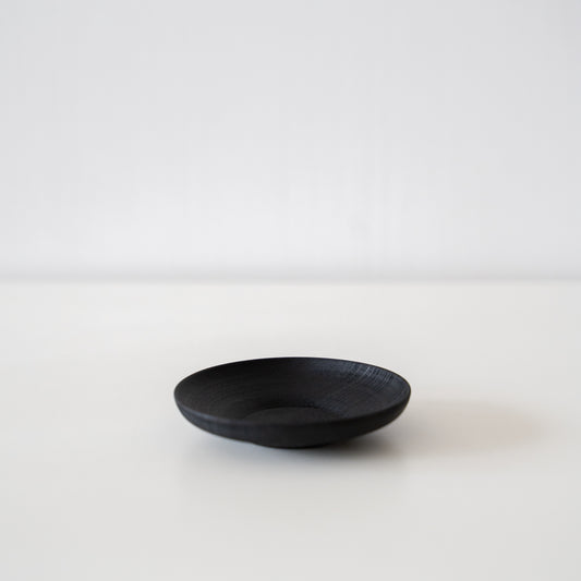 Japanese Tea Saucer - Ink Black