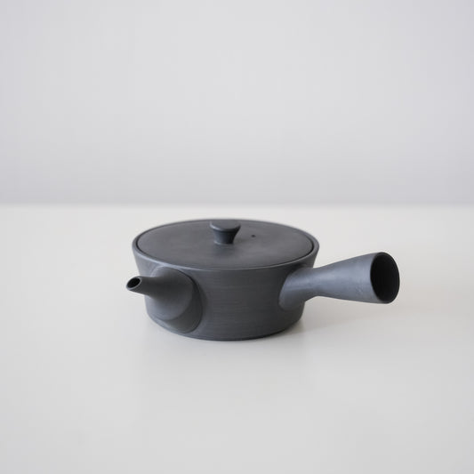 Sencha Teapot (with built-in tea strainer) - Black