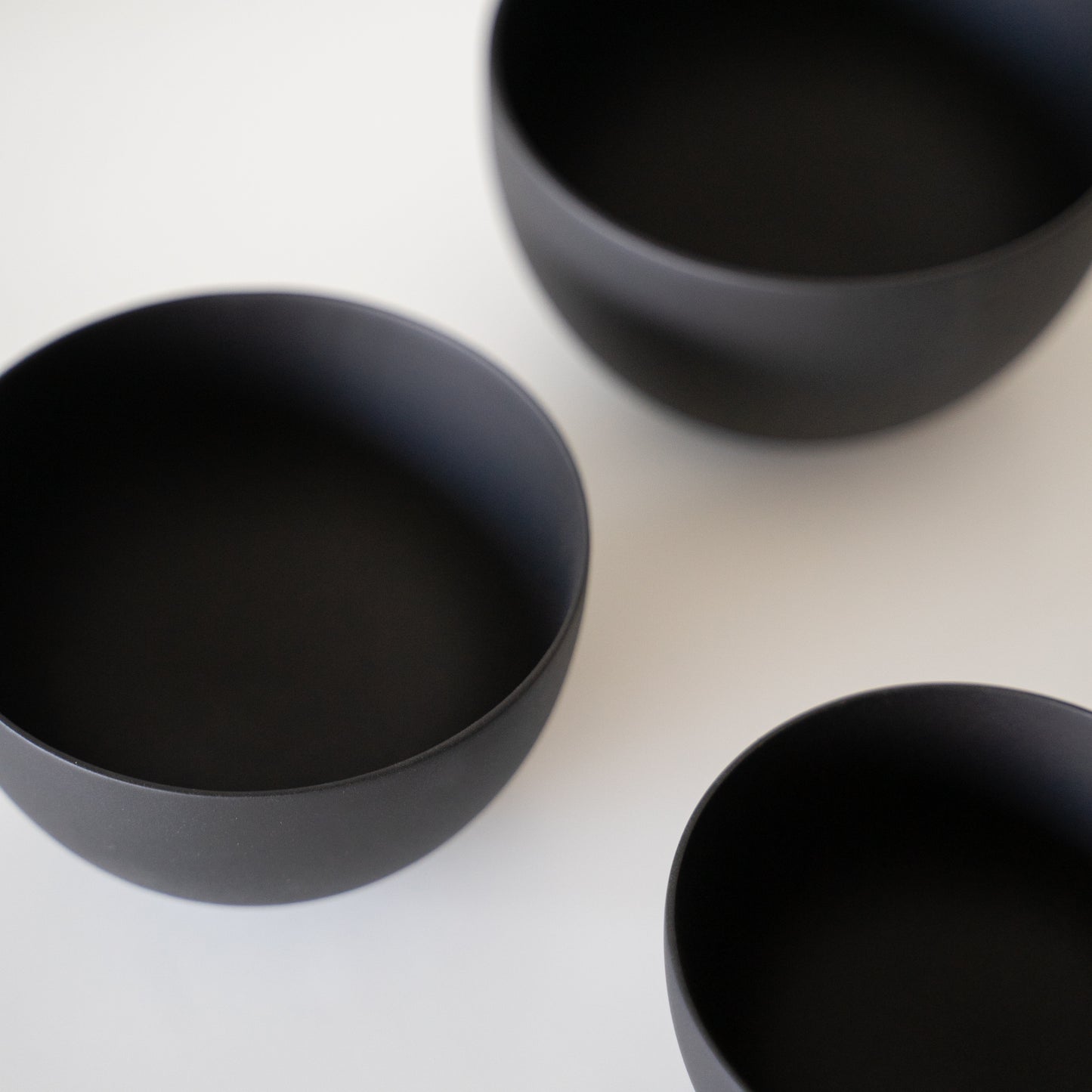 Bamboo Charcoal Coated Tableware Series - Modern Japanese Style Bowl Set