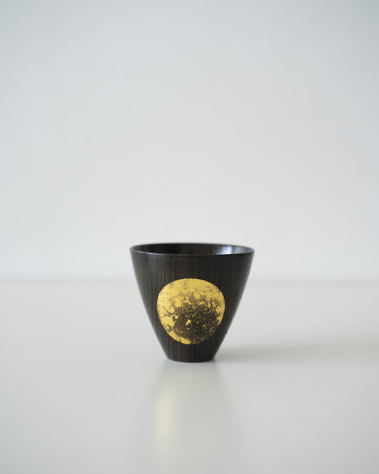 Hazy Moon - Gold Leaf Lacquerware Sake Cup