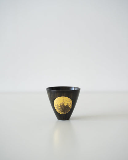 Hazy Moon - Gold Leaf Lacquerware Sake Cup