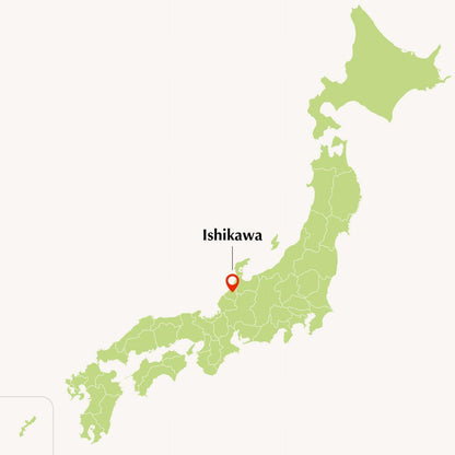 A map of Japan, Ishikawa prefecture Japan