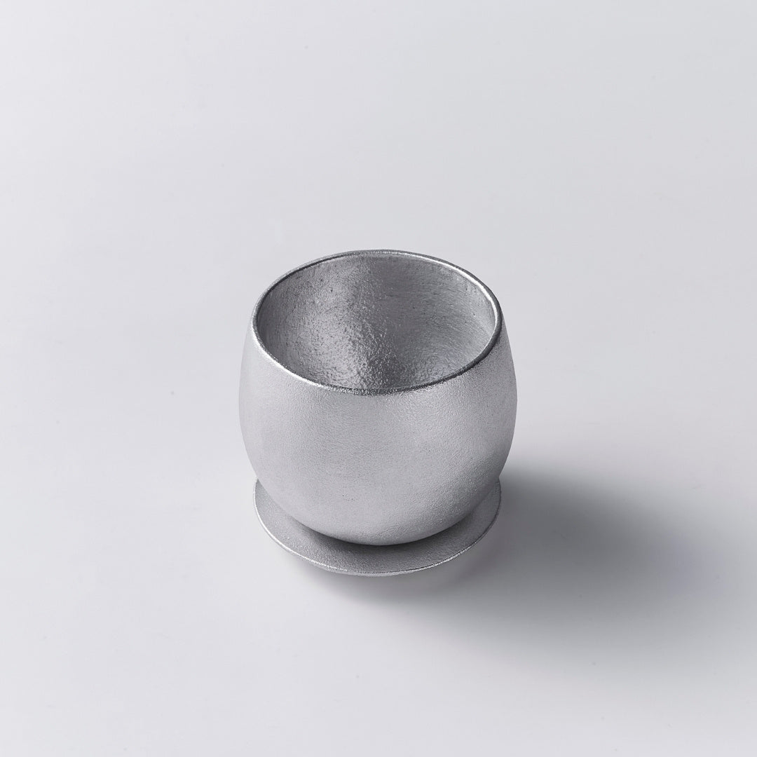 Japanese Aluminum Sake Cup Set "yurayura" – Self-Chilling Swaying Cups for Pure Flavor