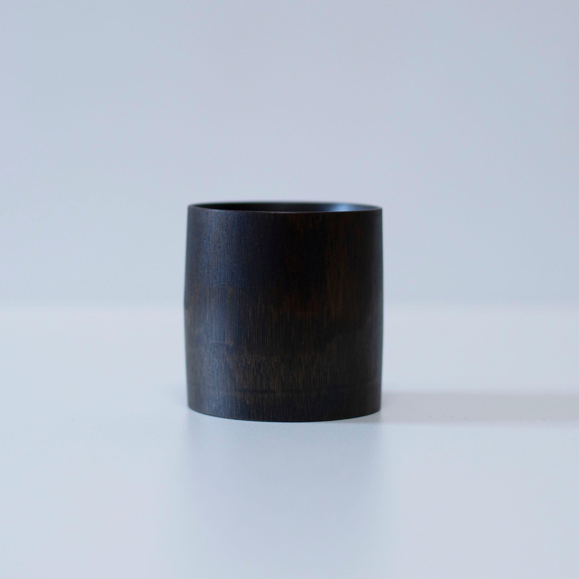 Japanese bamboo cup crafted with traditional techniques from Kyoto, Japan.