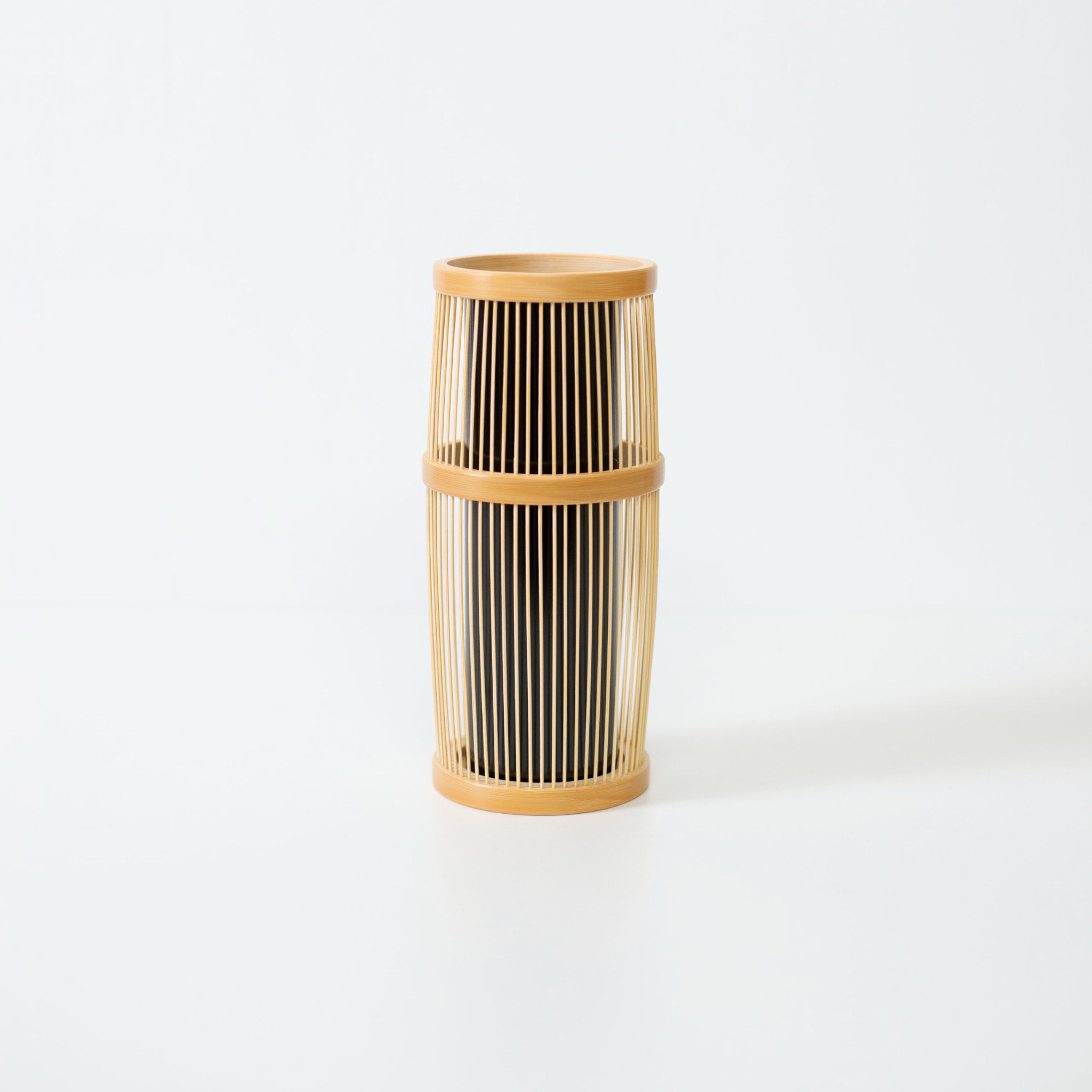 Japanese Bamboo Flower Vase “Shiori” – Unique Japanese bamboo flower vase with wabi-sabi for Japandi style spaces