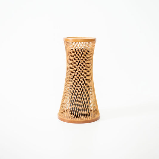 Japanese Bamboo Ikebana Vase “Kanon” – Sophisticated bamboo flower vase with wabi-sabi for ikebana flower arrangement