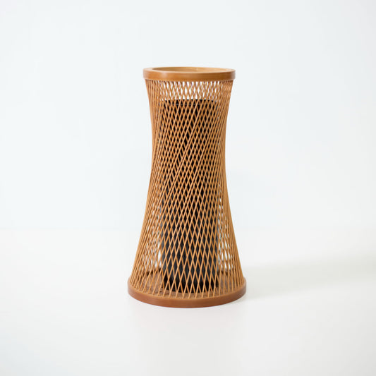 Japanese Bamboo Ikebana Vase “Kanon” – Sophisticated bamboo flower vase with wabi-sabi for ikebana flower arrangement