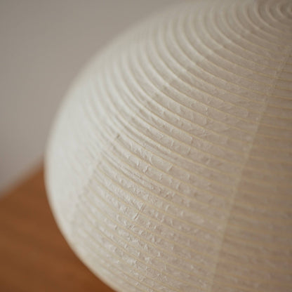Japanese Floor Lamp Paper Moon 04 – Low Washi Paper Lighting for Japandi Style Home