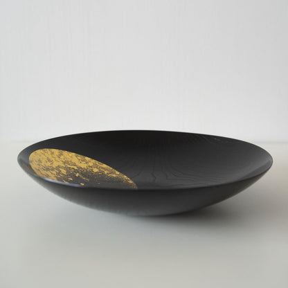 Japanese Gold Leaf Lacquerware Bowl Large