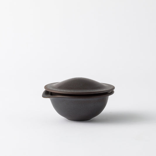 Japanese Hōhin Tea Set for Two Black – Handleless Japanese Teapot with Tea Cups