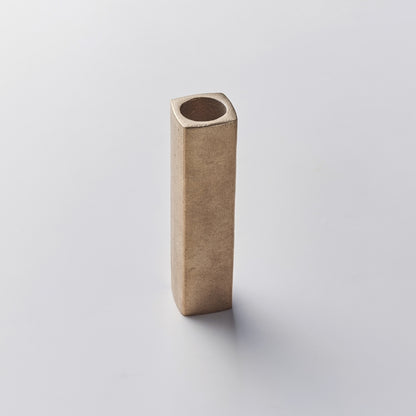 Japanese Ikebana Vase "Bush of copper" Square for ikebana flower arranging and Japanese vases