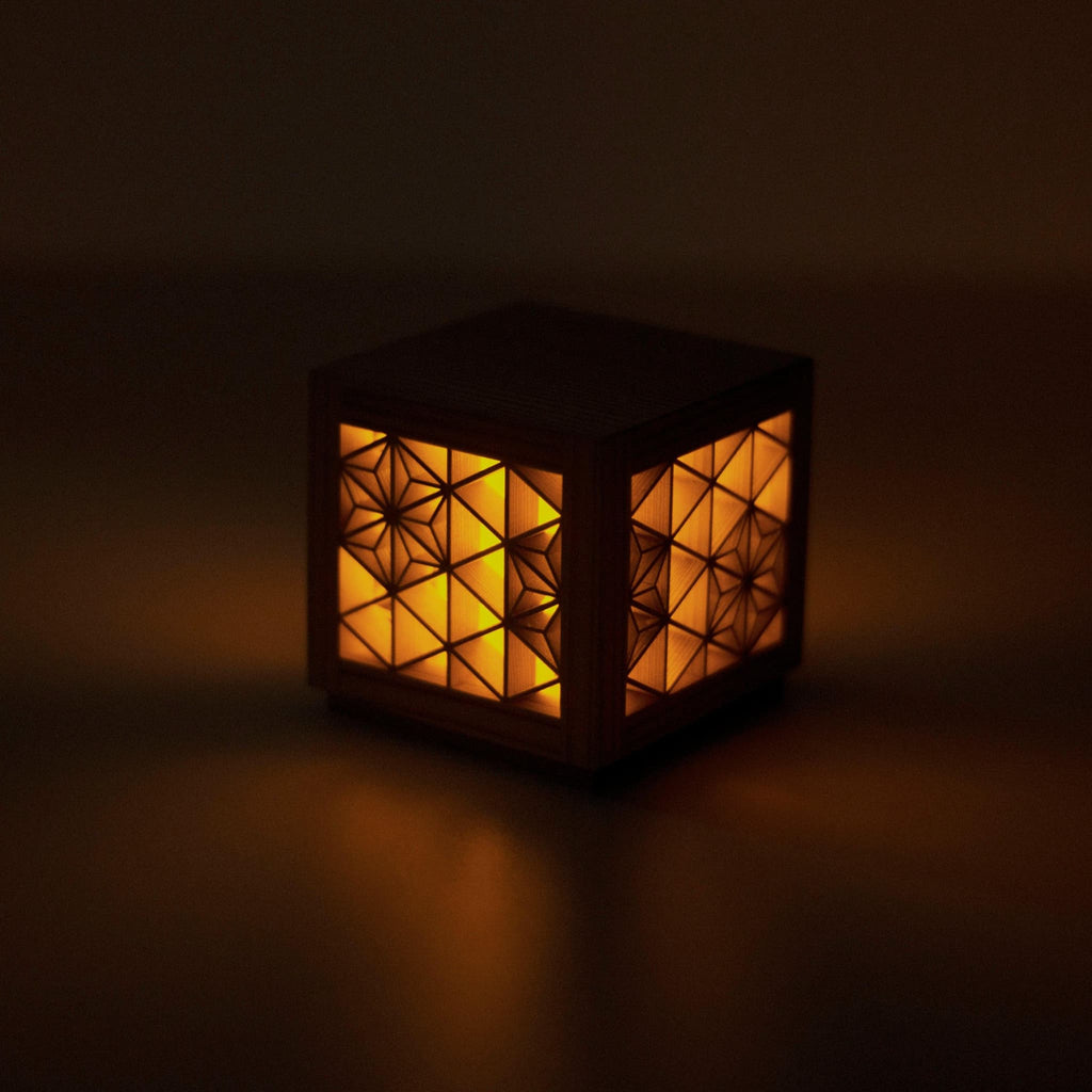 【当店一番人気】 Japanese_Kumiko_LED_Mini_Table ライト・ランタン
