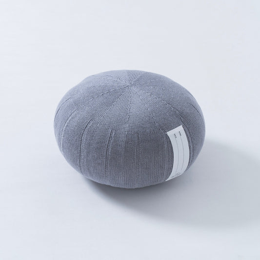 Japanese zafu meditation cushion ZAF RITUAL, Lagoon Gray — firm meditation pillow