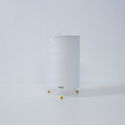  White Washi Paper Lamp "Lace Washi" – Elegant Lighting for Interiors