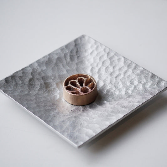 Japanese Pinless Kenzan Petal & Plate Gift Set L for ikebana and Japanese flower arranging