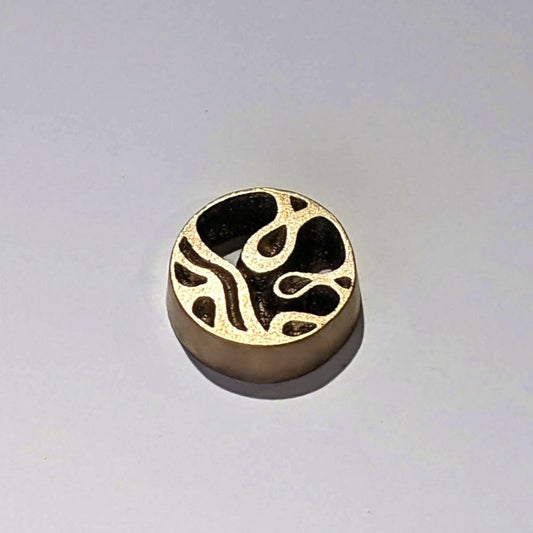 Japanese Pinless Kenzan "the air" bronze for ikebana flower arrangement and Japanese vases