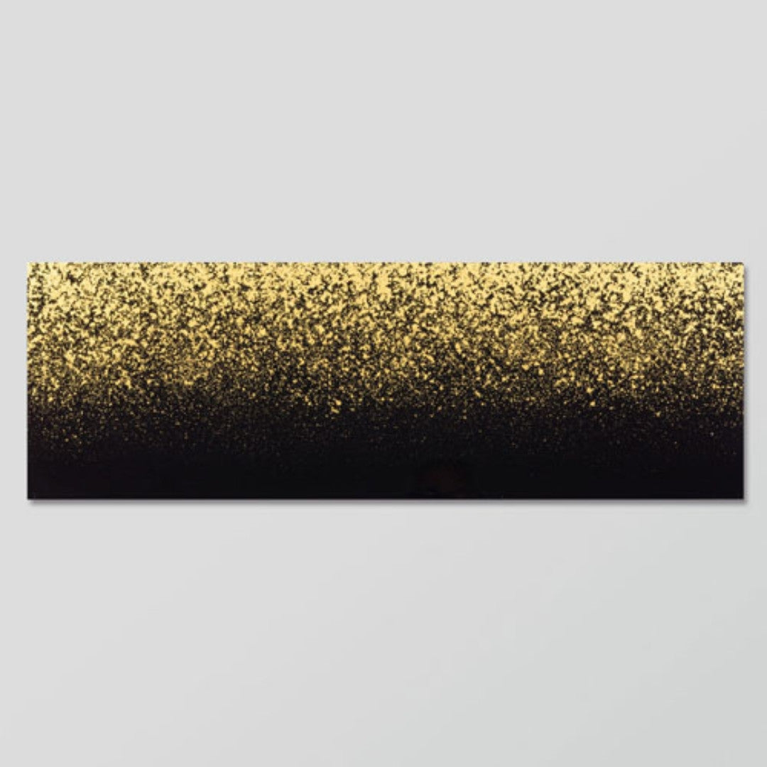 Ibuki L Japanese wall art panel | wabi sabi gold leaf wall decor with luminous gradation