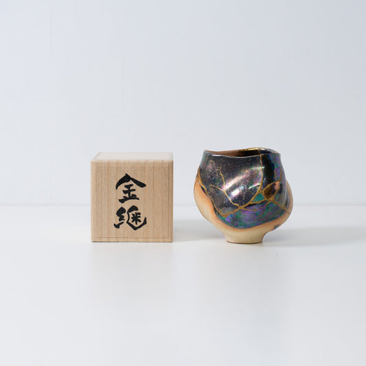 Japanese kintsugi matcha bowl symbolizing resilience, imperfection, and quiet strength