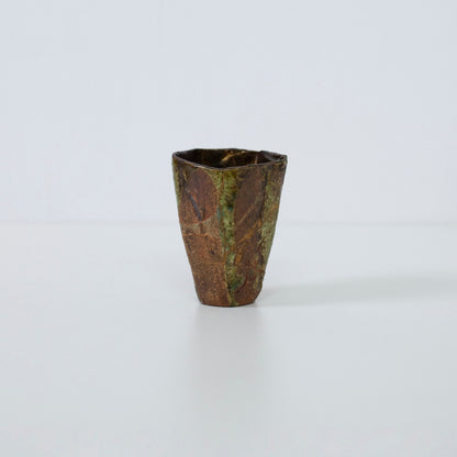 Pentagon Kintsugi Cup "Oribe" Deep Green 03