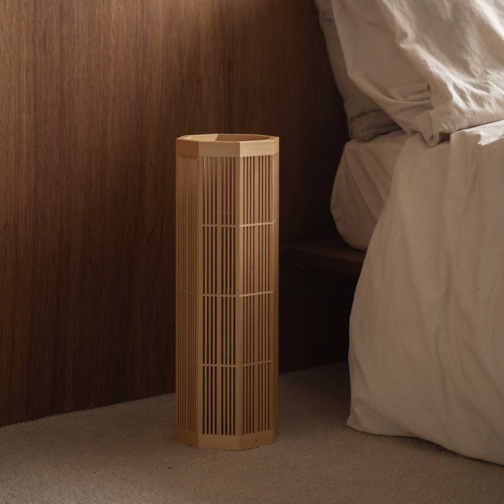 Japanese Wood Floor Lamp 