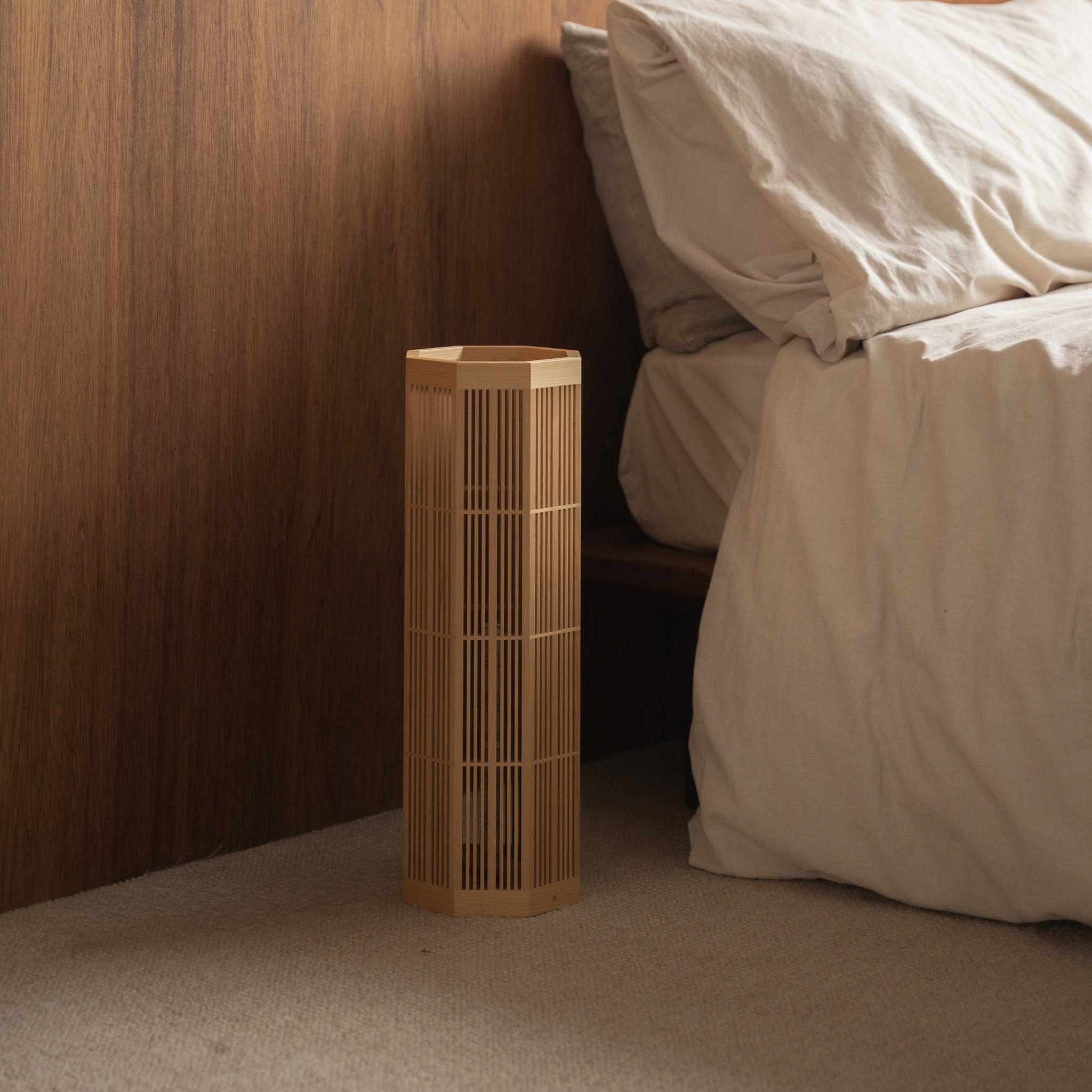 Japanese Wood Floor Lamp 