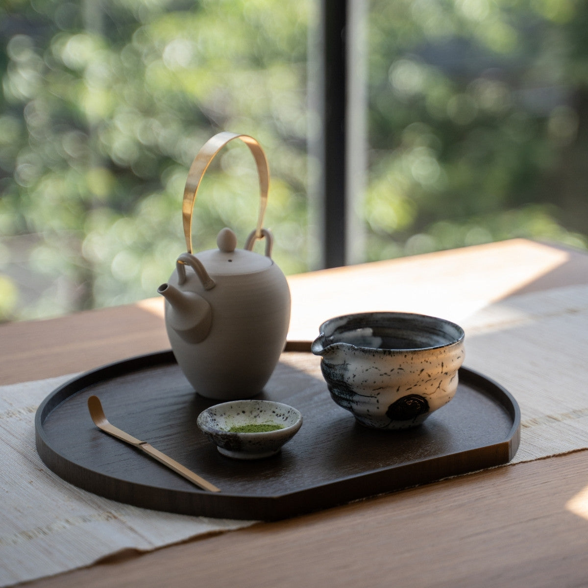 Matcha-Schale mit Ausguss 