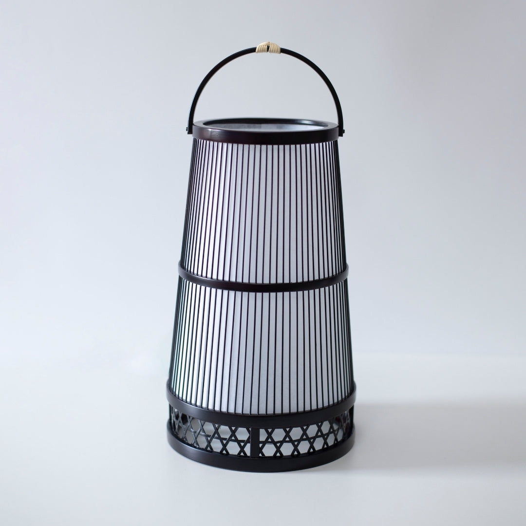 Japanese Bamboo Floor Lamp “Hagoromo” for Wabi Sabi style