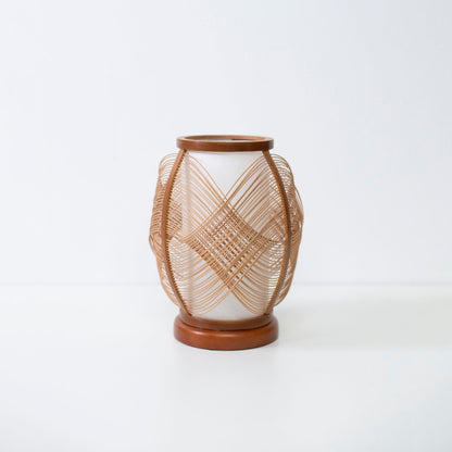 Japanese Bamboo Table Lamp "Koyou" – Handmade Bedside & Dining Room Lamp